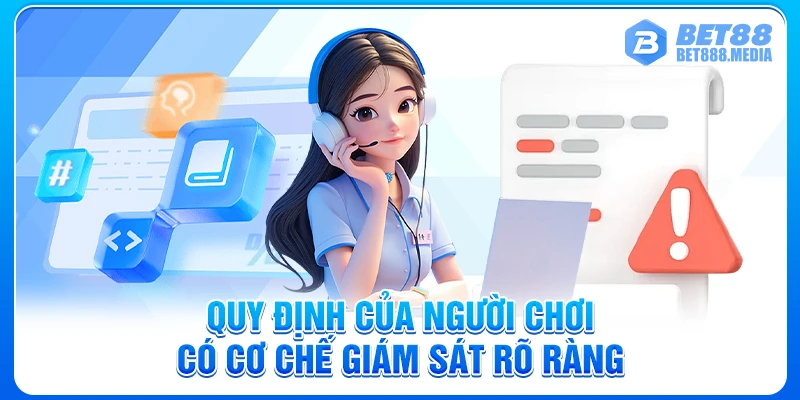 Quy định của người chơi có cơ chế giám sát rõ ràng